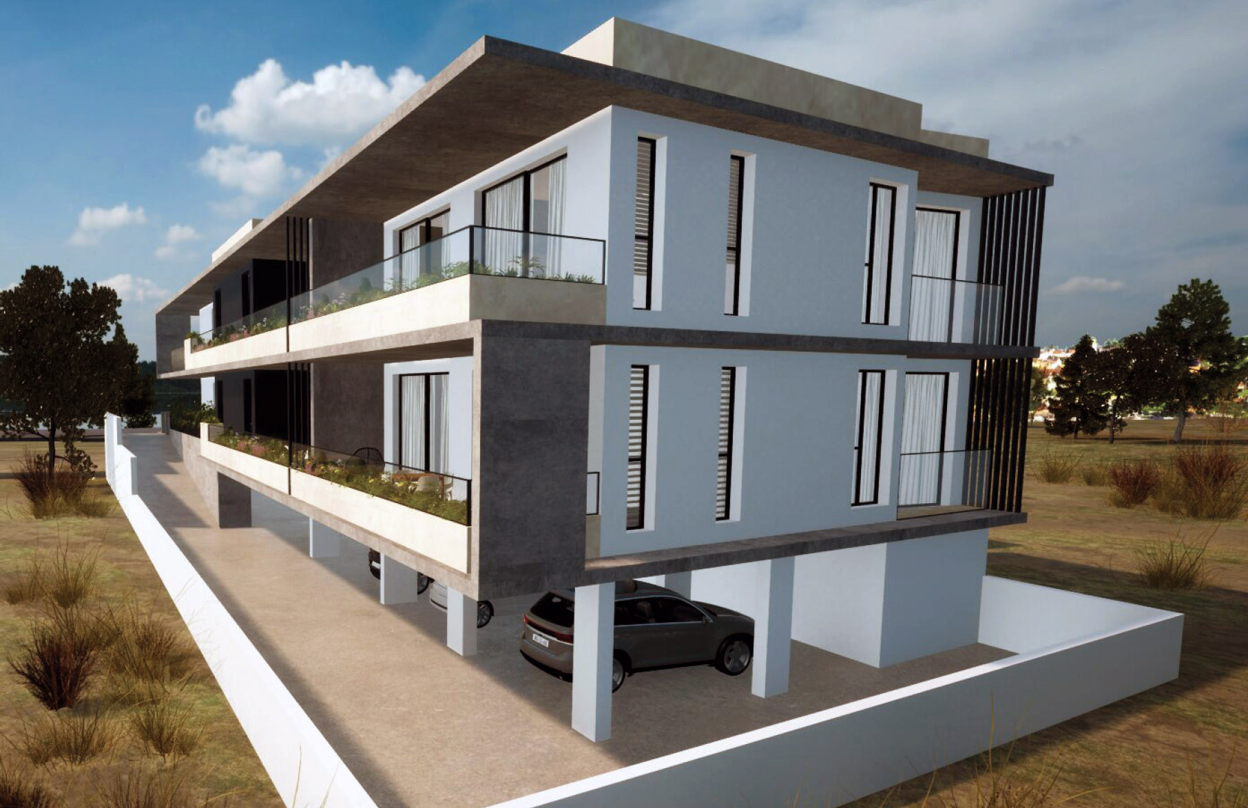 The Pent-house - L ARCHITECTS - Penthouse Apartment Building Construction